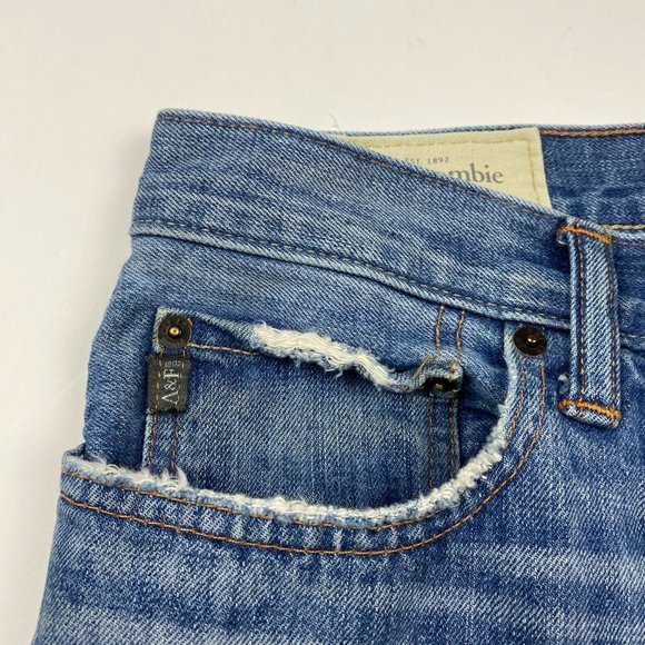Abercrombie & Fitch The A&F Skinny Jeans Mens 32 x 34 Measures 33 x 35 Blue - Picture 6 of 14